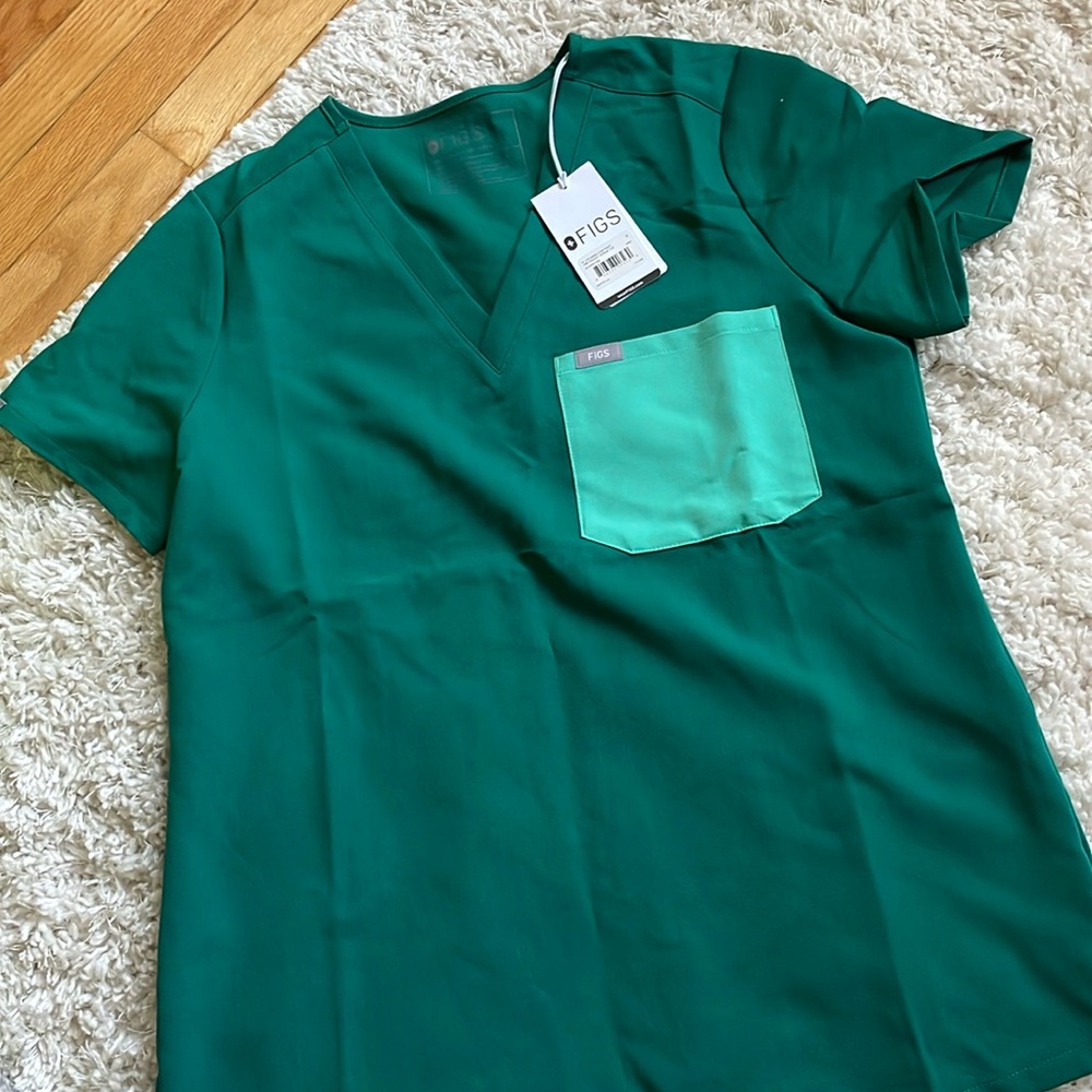 Figs Catarina scrub top Sz S